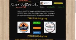 Desktop Screenshot of chewcoffeedip.com